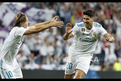 Dua Gol Bawa Real Madrid ke Puncak Klasemen La Liga